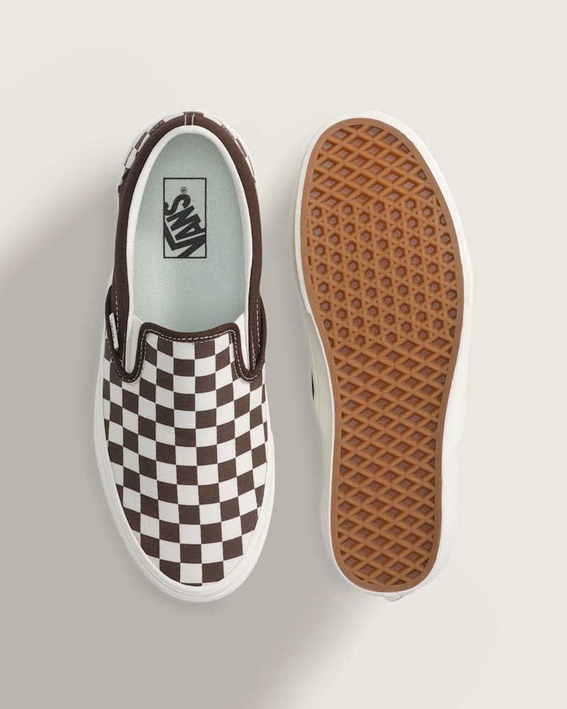 Мужские кроссовки Vans Classic Slip-On, цвет: Коричневый — фото 3