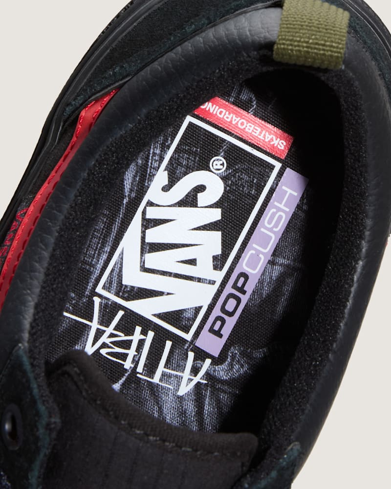 Кроссовки Vans Skate Old Skool Wafflecup, цвет: Чёрный / Зелёный — фото 5