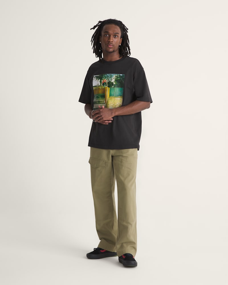 Мужские брюки Vans X Atiba Cargo Pant, цвет: Зелёный — фото 4