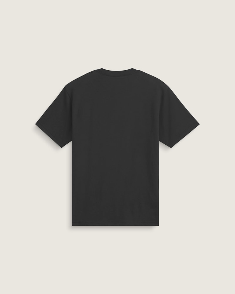Мужская футболка Vans Stretch Logo Fill Short Sleeve, цвет: Чёрный — фото 2