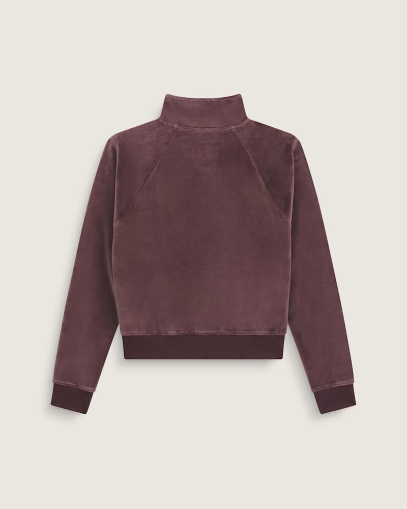 Женская куртка Vans Nikita Velour Track Jacket, цвет: Коричневый — фото 2