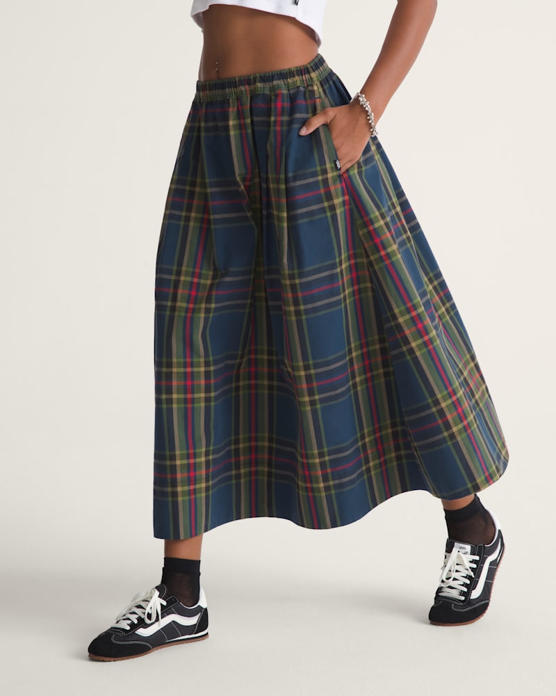 Женская юбка Vans Francesca Full, цвет: Клетчатый — фото 5