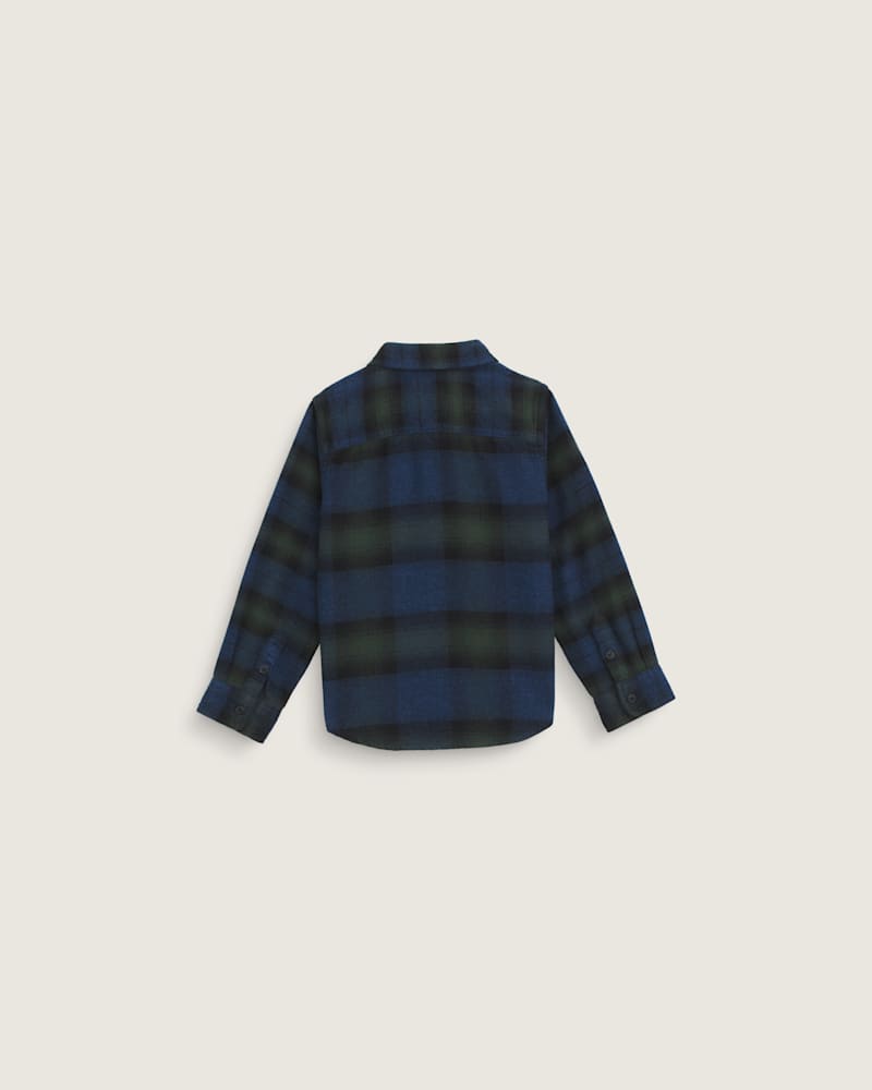 Детская рубашка Vans Lawson Mixed Plaid Flannel, цвет: Dress Blues — фото 2