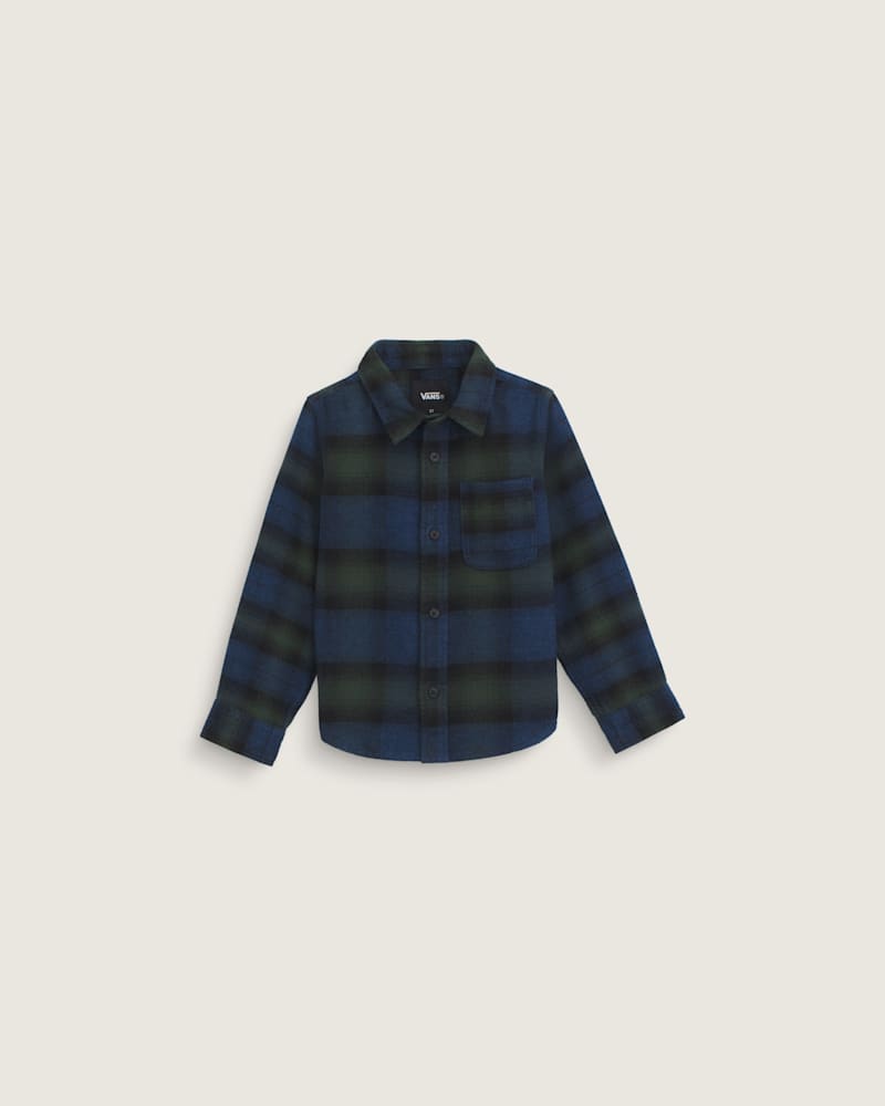Детская рубашка Vans Lawson Mixed Plaid Flannel, цвет: Dress Blues