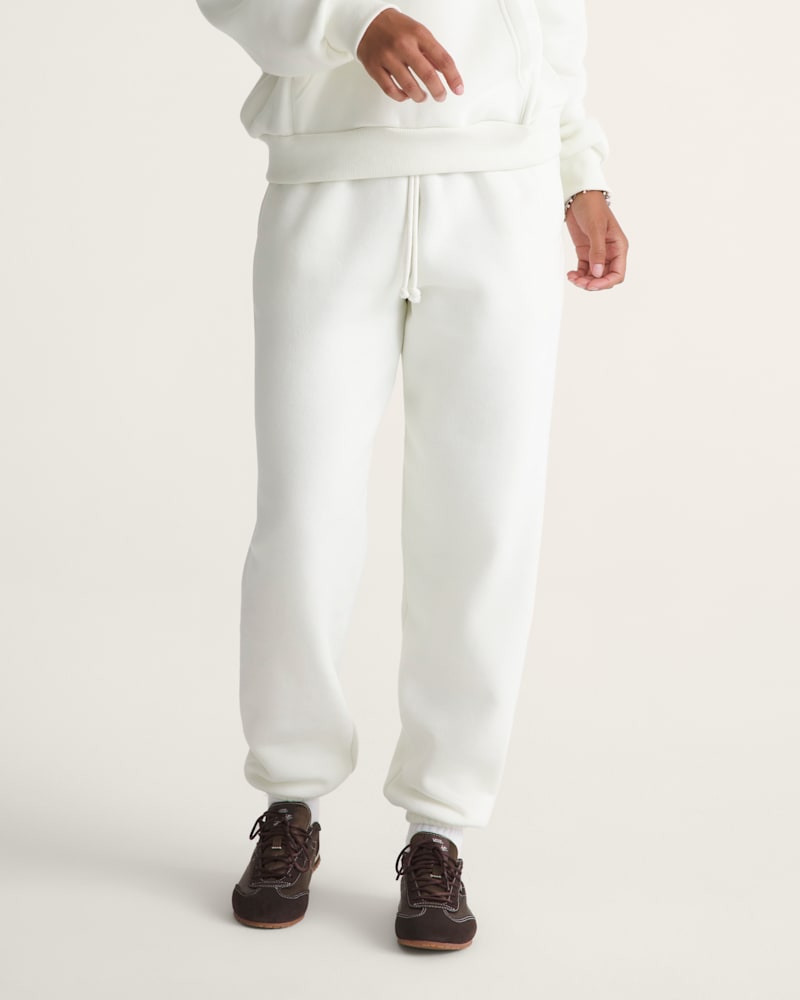Женские брюки Vans Salton Fleece Jogger, цвет: Зефирный белый