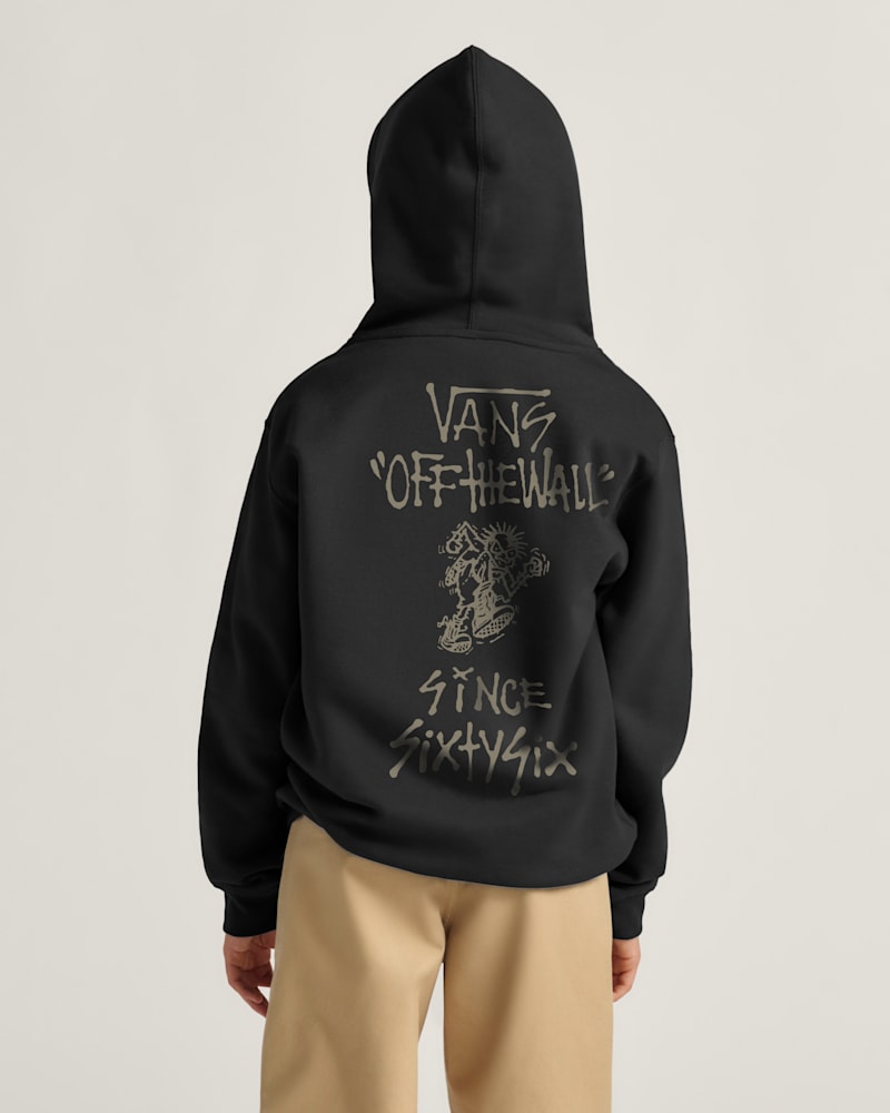 Детский свитер Vans Let Loose Pullover, цвет: Чёрный — фото 4
