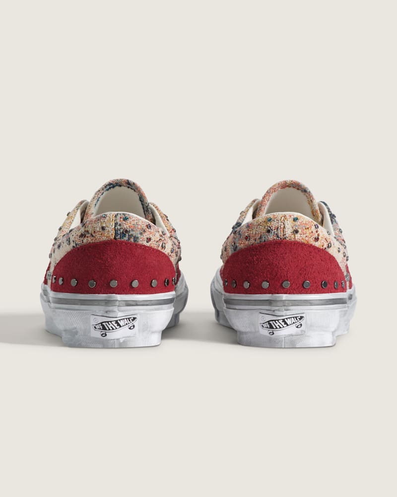 Мужские кроссовки Vans Premium Era, цвет: С принтом бордо красный — фото 4
