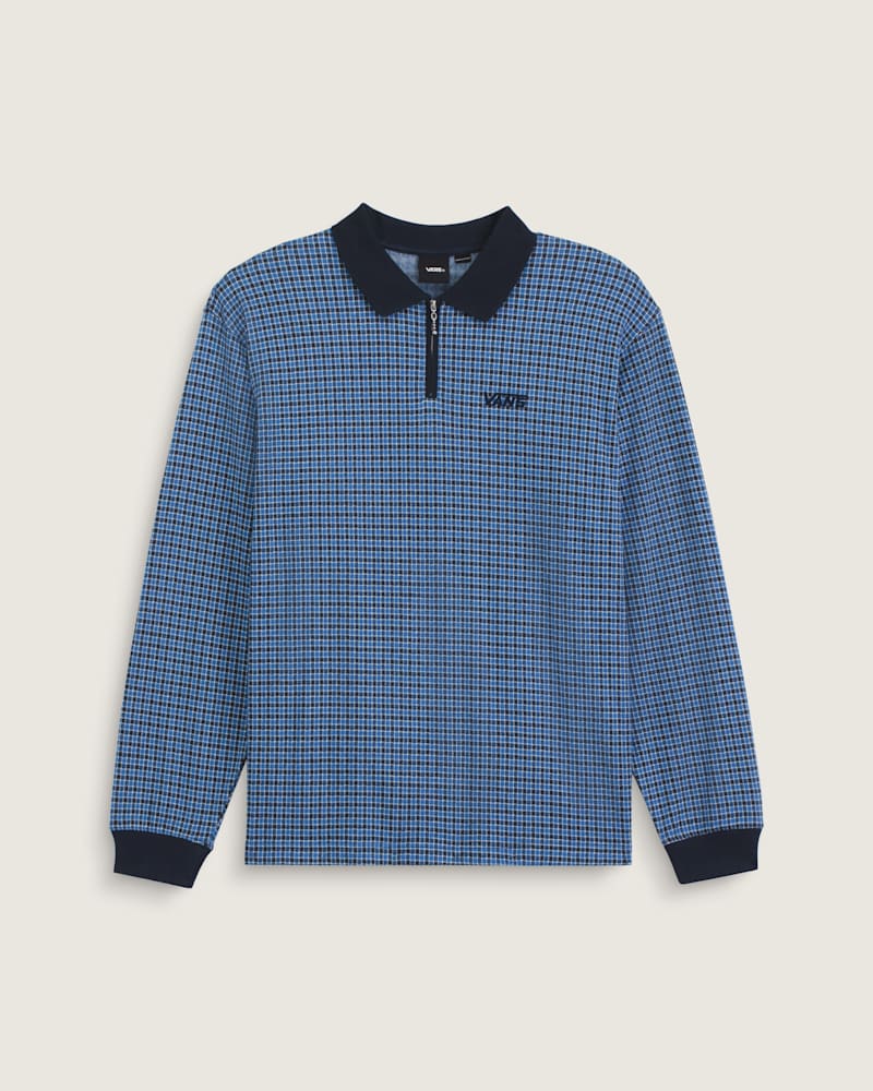 Мужской топ Vans Javon Long Sleeve Knit, цвет: Ночной синий
