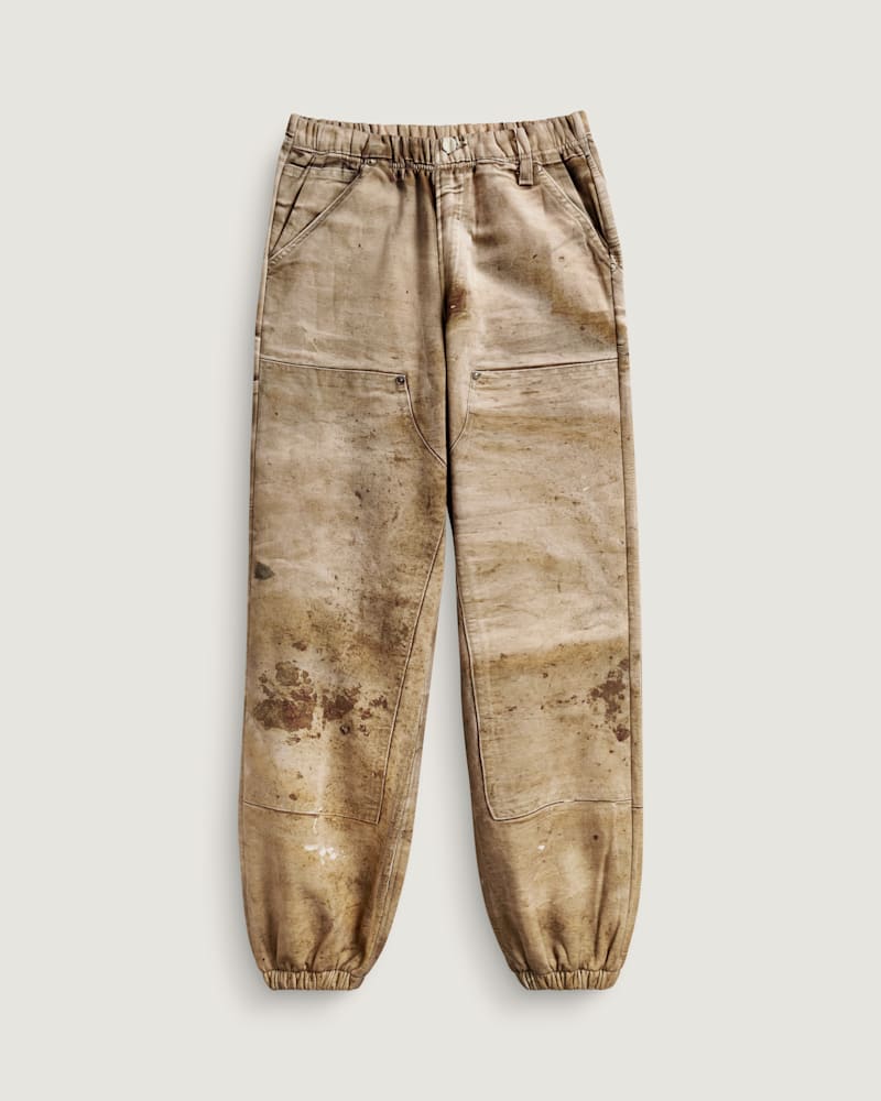 Женские брюки Vans Vansza Workwear Trompe L'oeil Sweatpant, цвет: Коричневый — фото 2