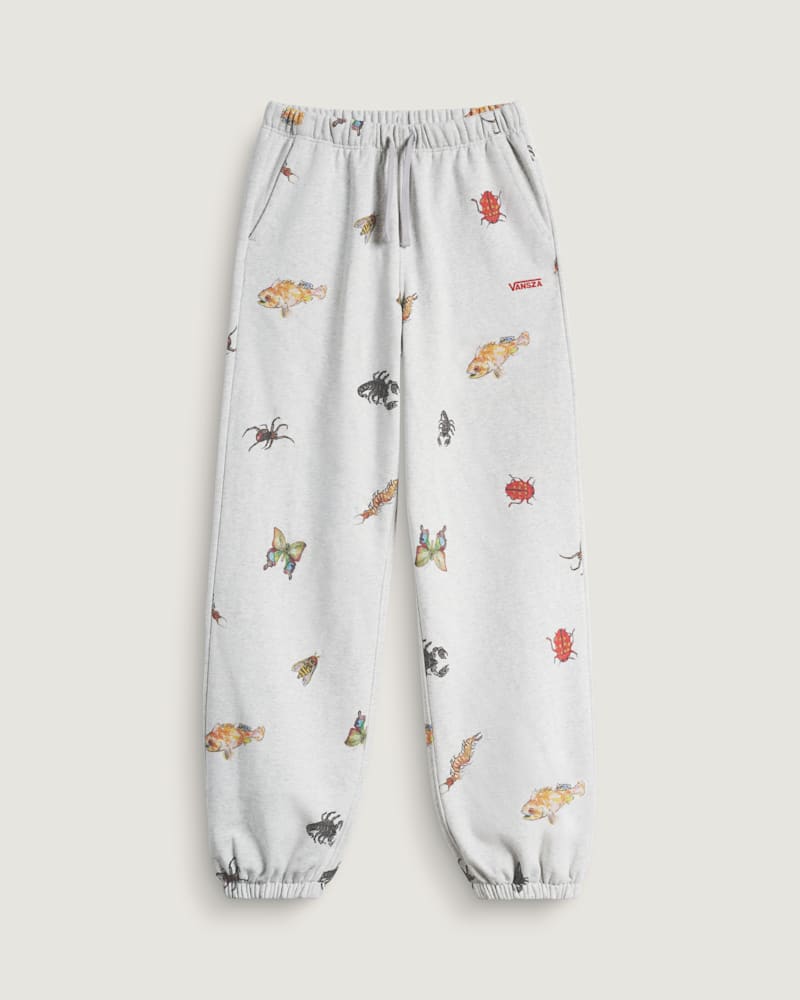 Женские брюки Vans Vansza Bug Out Sweatpants, цвет: Меланжевый серый — фото 2