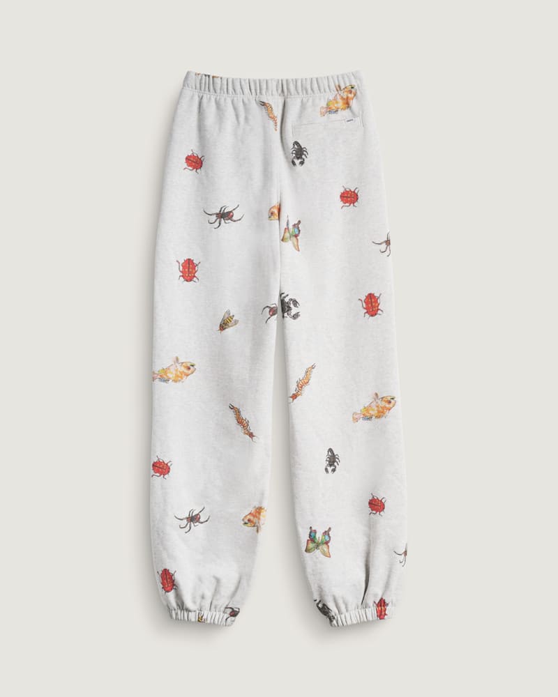 Женские брюки Vans Vansza Bug Out Sweatpants, цвет: Меланжевый серый — фото 3