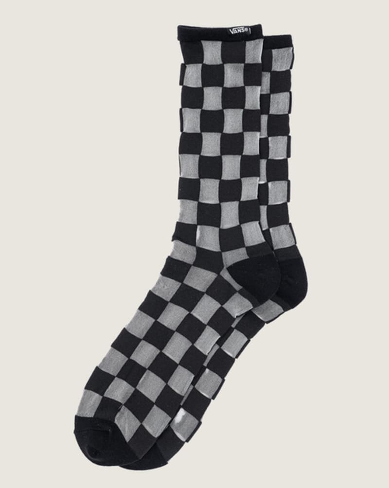 Vans Checkerboard Hazy Sheer Crew Socks