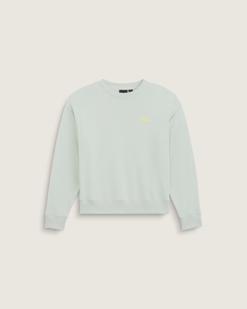 Детские худи Vans Kids Script Logo Oversized Crew Sweatshirt