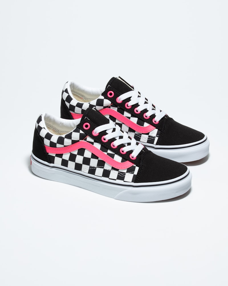 Мужские кроссовки Vans Customs Old Skool Checkerboard Wide Shoe — фото 2