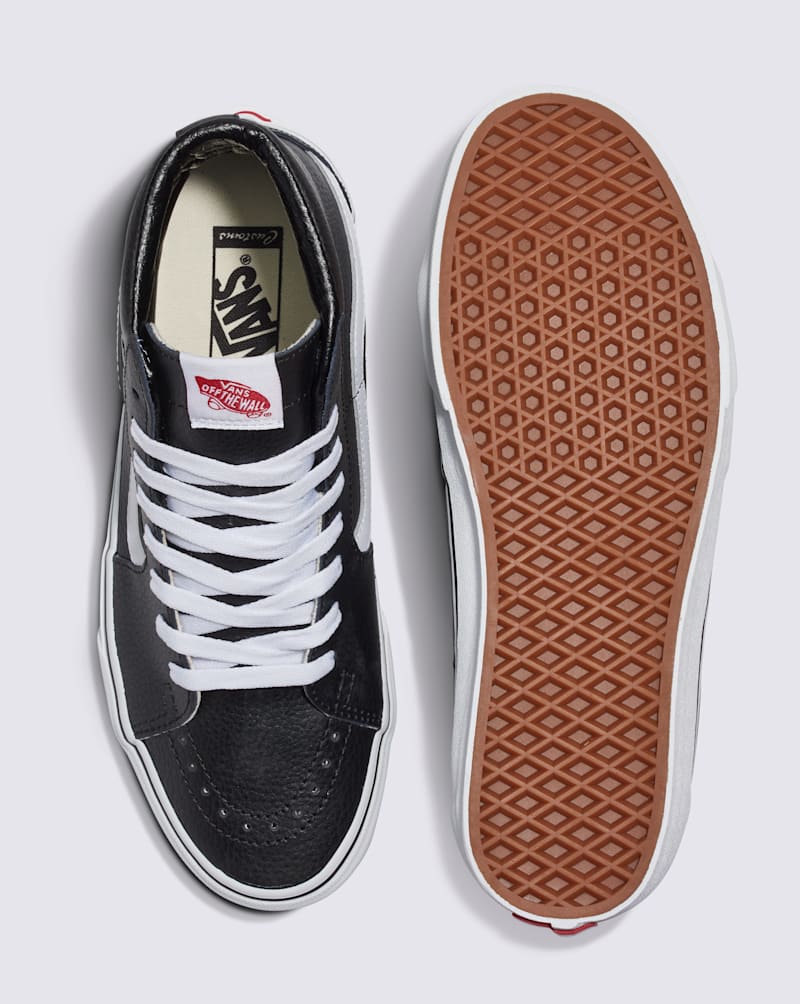 Мужские кроссовки Vans Customs Sk8-Hi Leather Shoe — фото 3