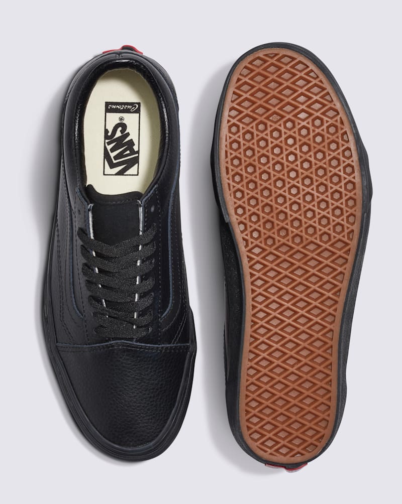 Мужские кроссовки Vans Customs Old Skool Leather Shoe — фото 3