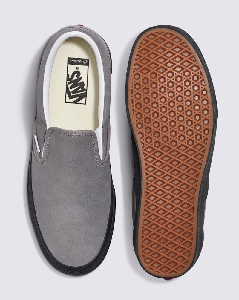 Мужские кроссовки Vans Customs Classic Slip-On Suede Shoe — фото 3