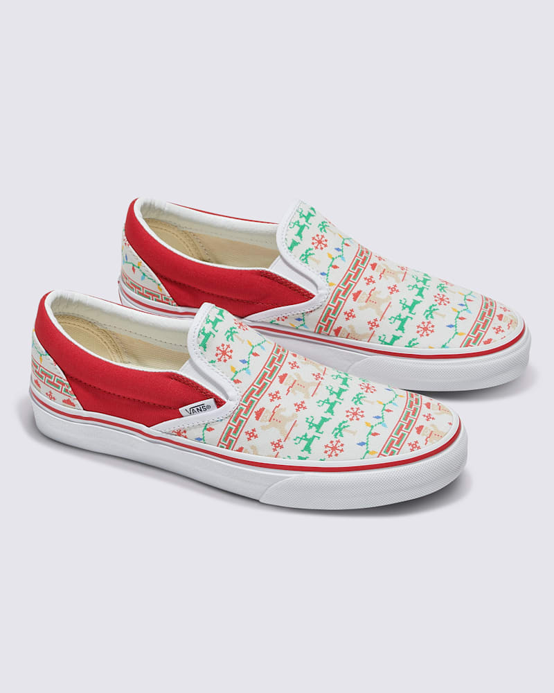Мужские кроссовки Vans Customs Classic Slip-On Holiday Shoe — фото 2