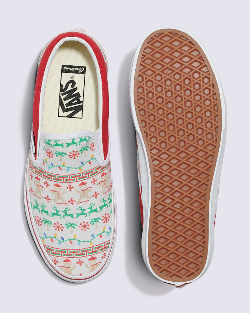 Мужские кроссовки Vans Customs Classic Slip-On Holiday Shoe — фото 3