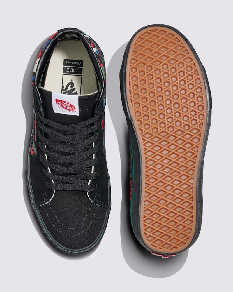 Мужские кроссовки Vans Customs Sk8-Hi Wide Halloween Shoe — фото 3