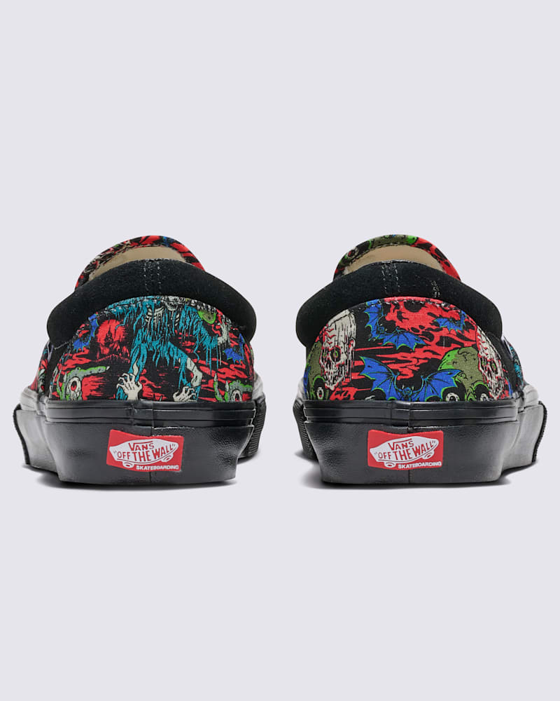 Мужские кроссовки Vans Customs Skate Slip-On Halloween Shoe — фото 4
