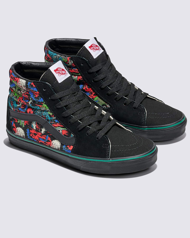 Мужские кроссовки Vans Customs Sk8-Hi Halloween Shoe — фото 2