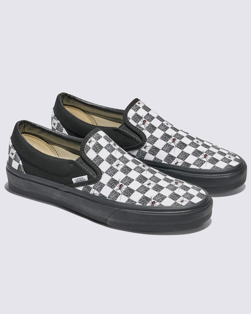 Мужские кроссовки Vans Customs Classic Slip-On Halloween Checkerboard Shoe — фото 2