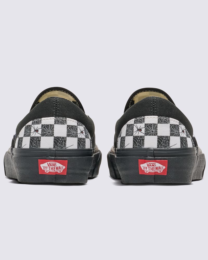 Мужские кроссовки Vans Customs Classic Slip-On Halloween Checkerboard Shoe — фото 4
