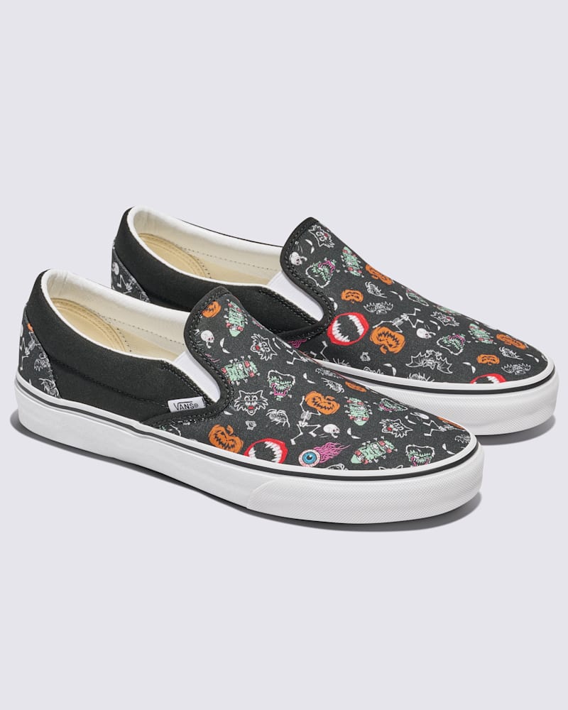 Мужские кроссовки Vans Customs Classic Slip-On Halloween Shoe — фото 2