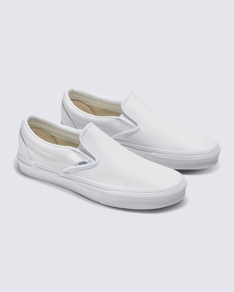 Мужские кроссовки Vans Customs Classic Slip-On Leather Shoe — фото 2
