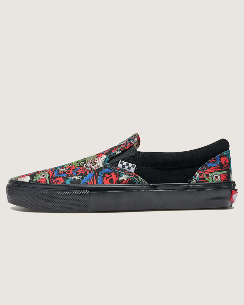 Мужские кроссовки Vans Customs Skate Slip-On Halloween Shoe