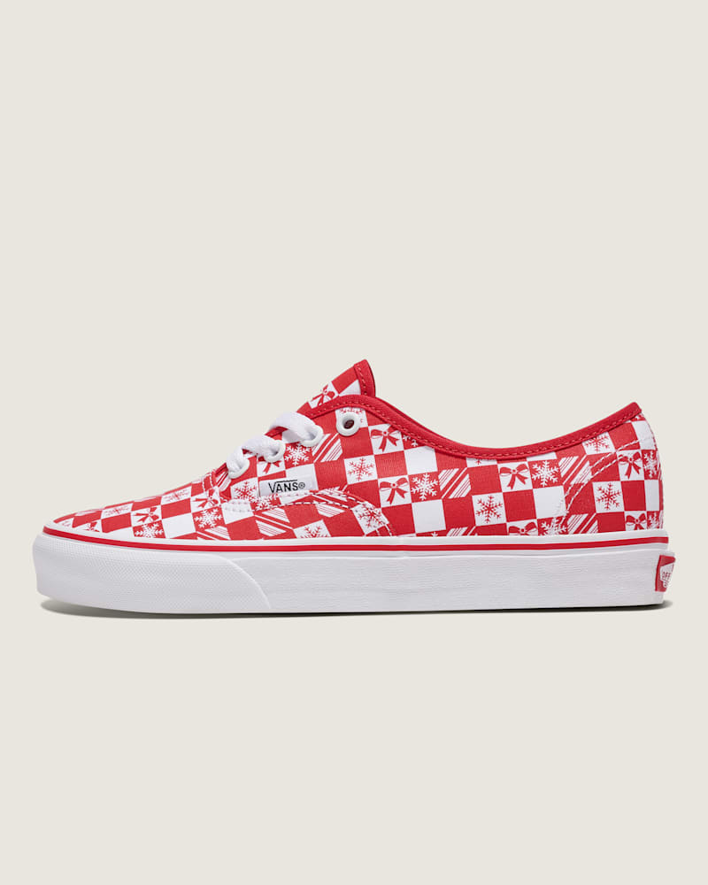 Мужские кроссовки Vans Customs Authentic Holiday Checkerboard Shoe