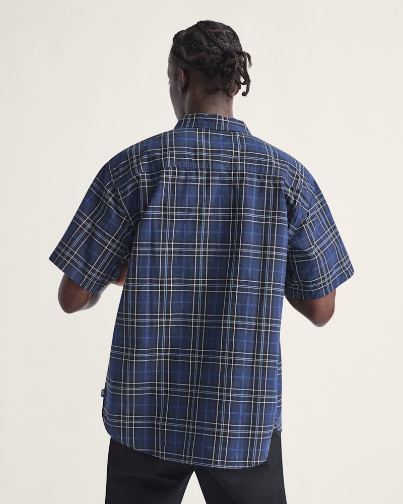 Мужские рубашки Vans Lawson Plaid Button Up Shirt — фото 3