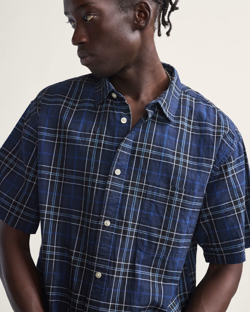 Мужские рубашки Vans Lawson Plaid Button Up Shirt — фото 4