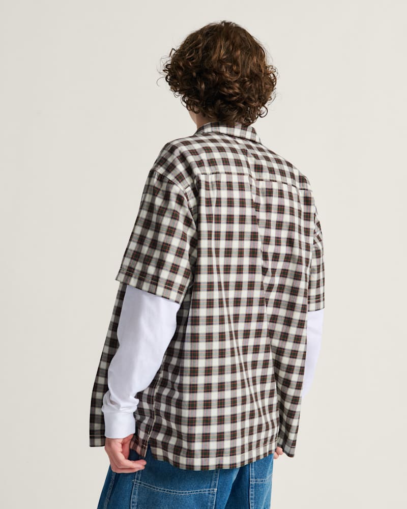 Мужские рубашки Vans Monte Plaid Button Up Shirt — фото 3