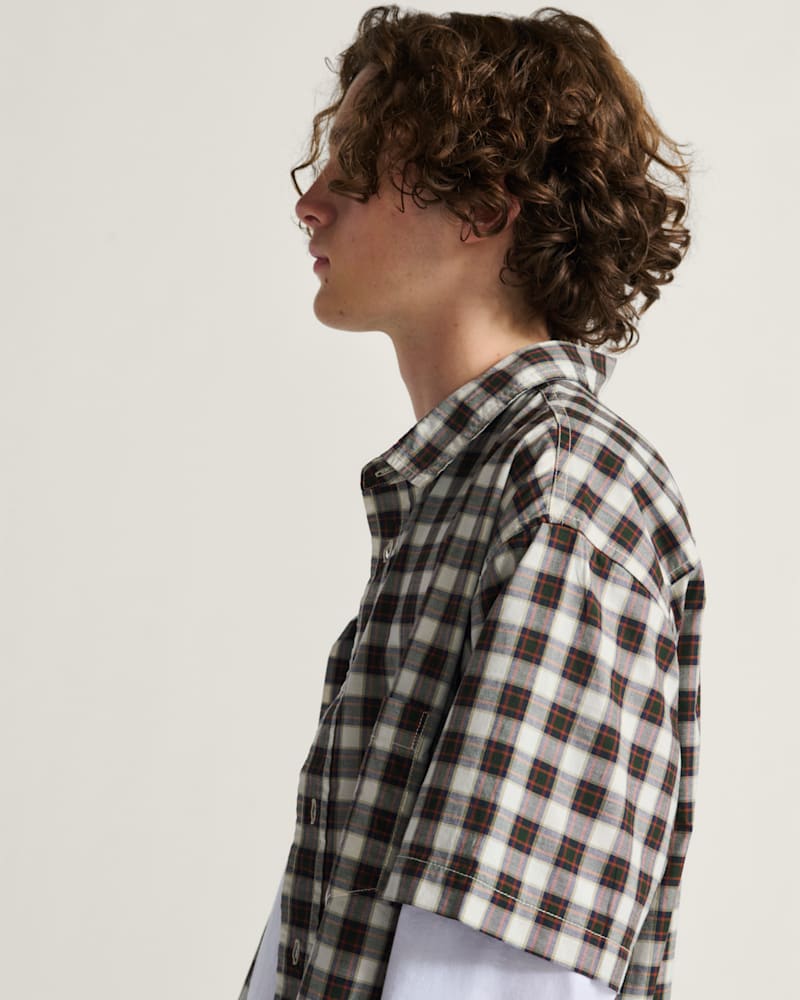 Мужские рубашки Vans Monte Plaid Button Up Shirt — фото 5