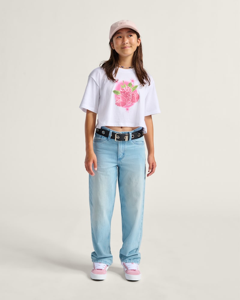 Детские брюки Vans Kids Sirelle Denim Puddle Pants — фото 2