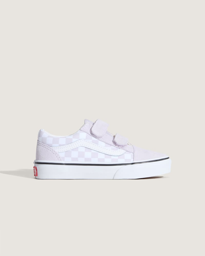 Мужские кроссовки Vans Little Kids Old Skool V Checkerboard Shoe — фото 5