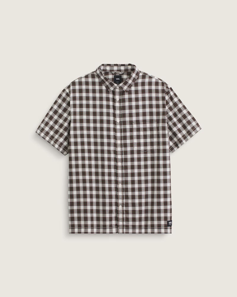 Мужские рубашки Vans Monte Plaid Button Up Shirt — фото 2
