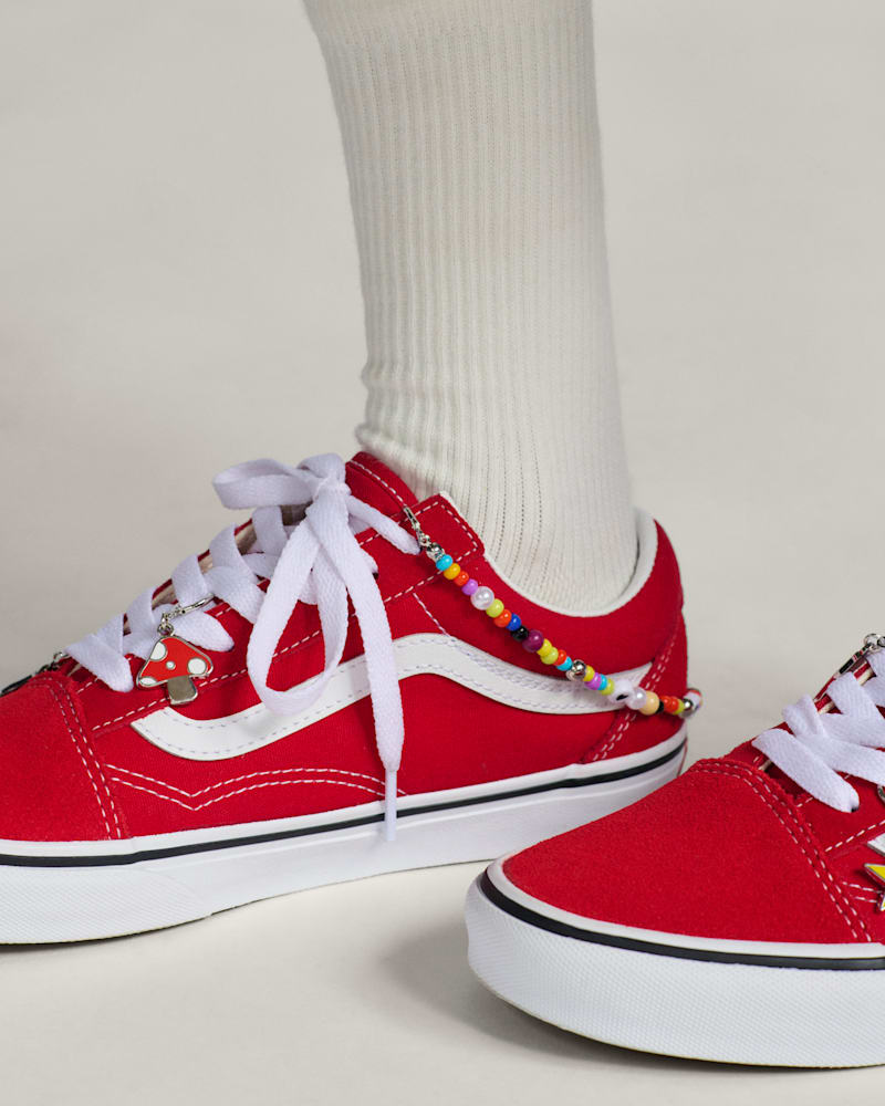 Женские брелоки Vans Waffle Shop Beaded Board Shoe Charm Set — фото 5