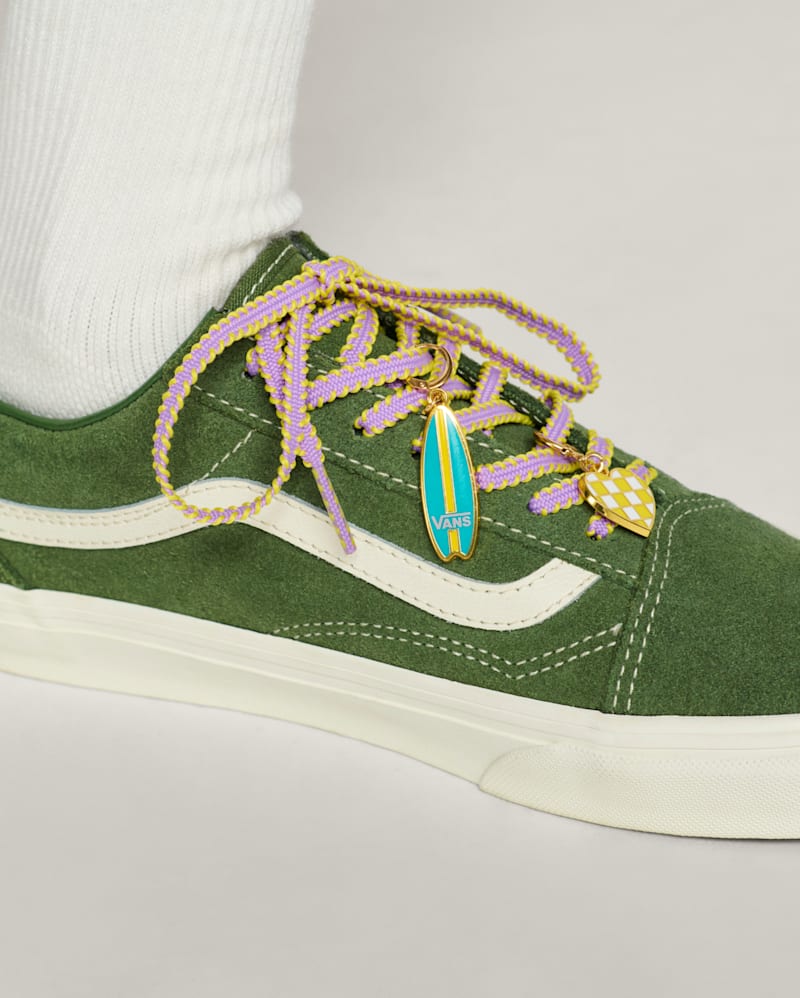 Мужские брелоки Vans Waffle Shop Retro California Shoe Charm Set — фото 4
