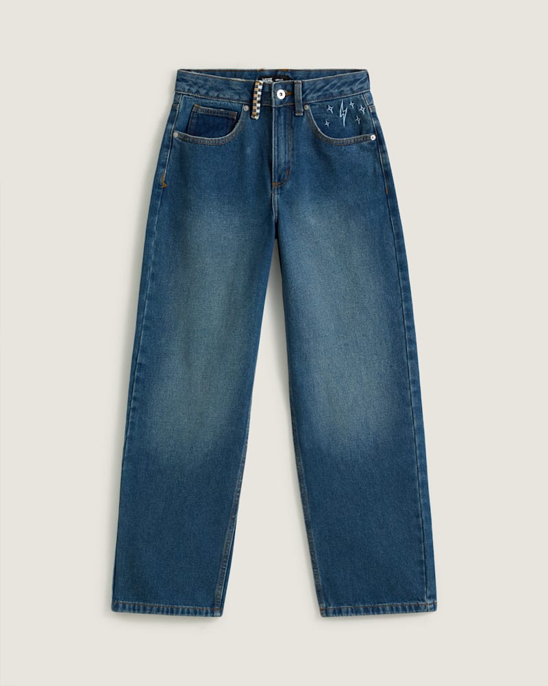 Женские брюки Vans Sirelle Embroidered Denim Pants