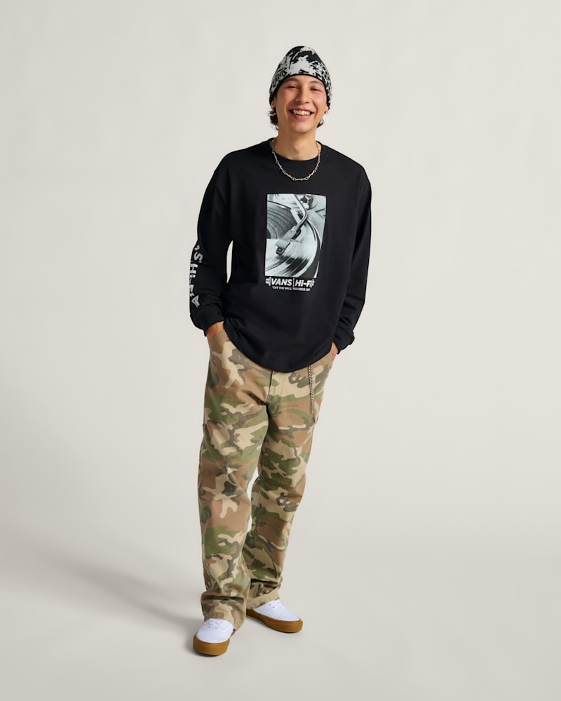 Женские брюки Vans Drill Chore Carpenter Loose Denim Pants — фото 3