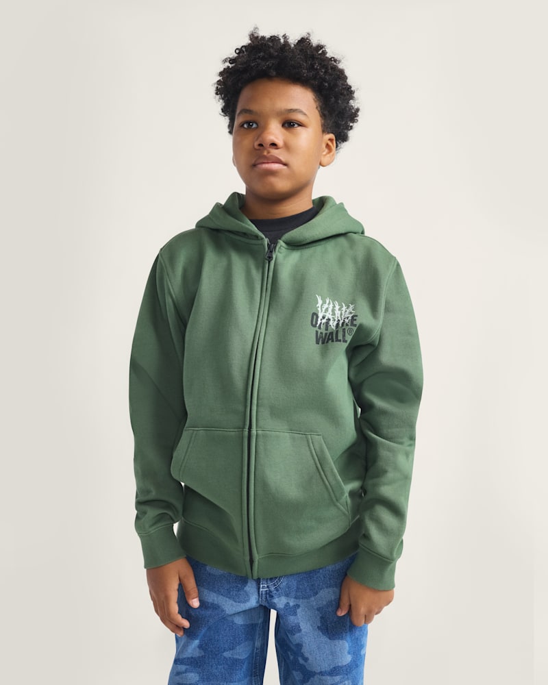 Детские худи Vans Kids Metal Wall Zip — фото 2