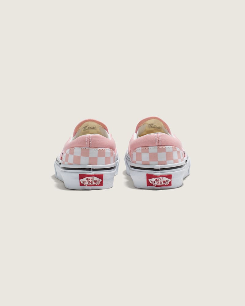 Мужские кроссовки Vans Little Kids Classic Slip-On Checkerboard Shoe — фото 4
