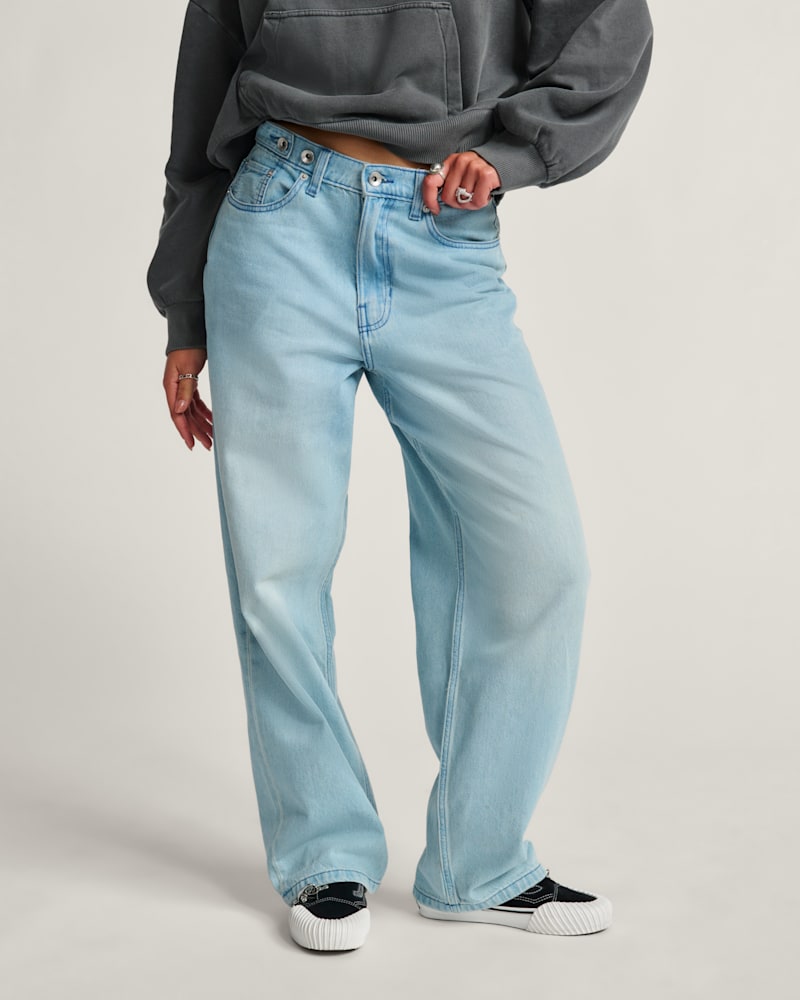 Женские брюки Vans Check-5 Baggy Pants — фото 2