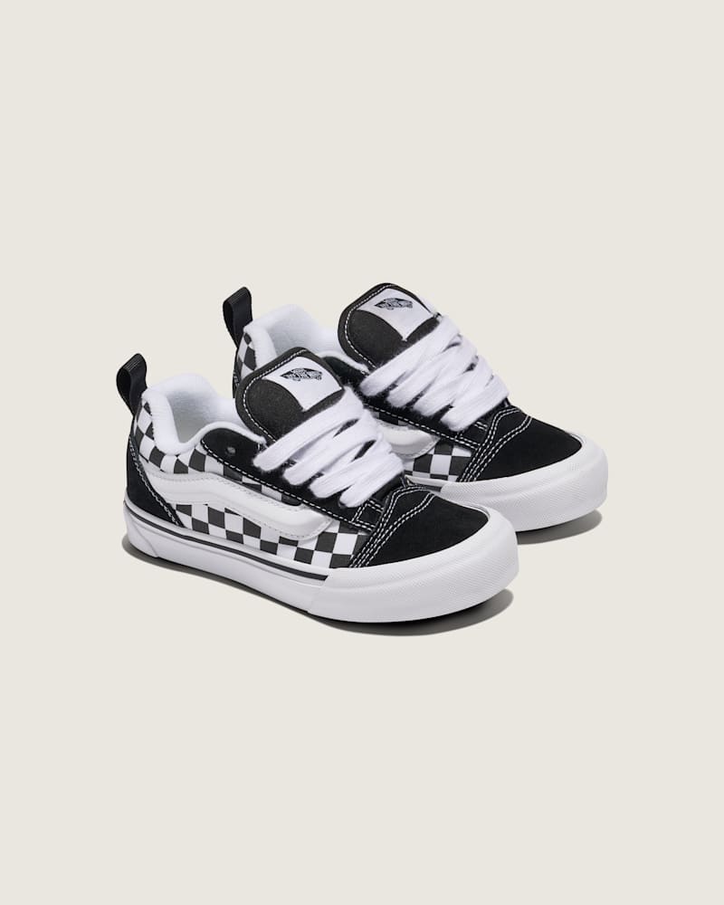 Мужские кроссовки Vans Big Kids Knu Skool Checkerboard Shoe — фото 2