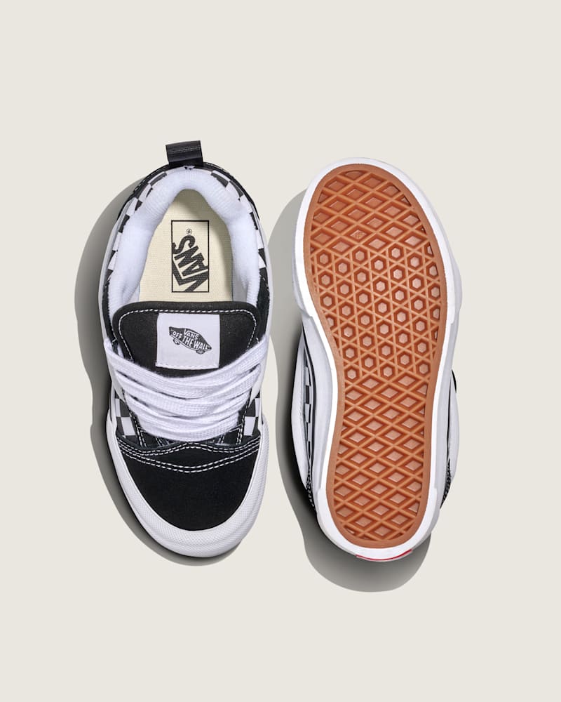 Мужские кроссовки Vans Big Kids Knu Skool Checkerboard Shoe — фото 3