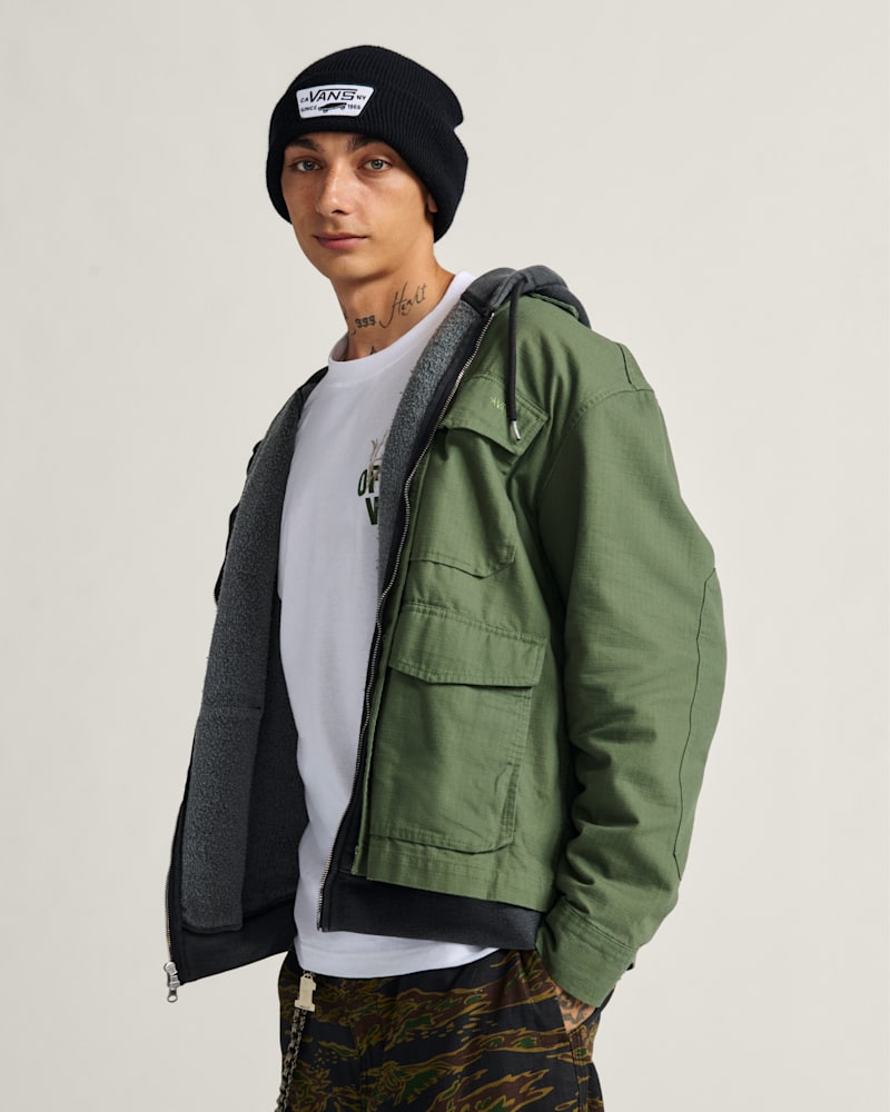Мужские кроссовки Vans Skate Military Overshirt by Atiba Jefferson — фото 3