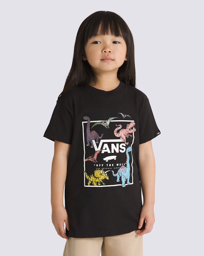 Детские футболки Vans Little Kids Glow In The Dark Dino T-Shirt — фото 2
